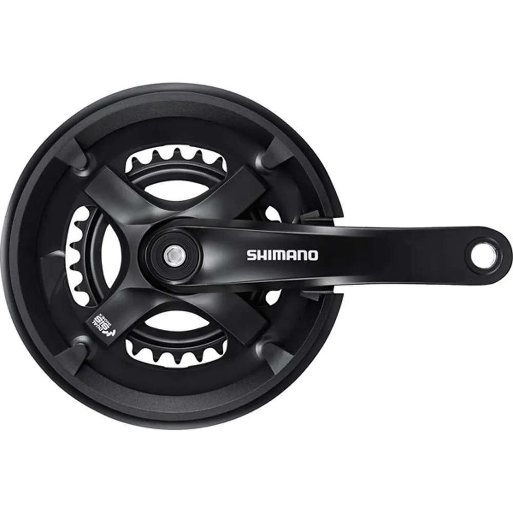 uPRISE Bikes Shimano Tourney FC-TY501 7/8 Speed Chainset | Price match, 365 day return s, 18-Month Warranty, Finance Available & Free UK Delivery