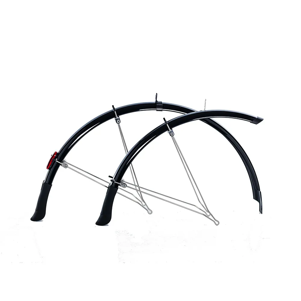 uPRISE Bikes Flinger F42 Deluxe 700c Mudguard Set Black - To Fit 700 x 25-32c | Price match, 365 day return s, 18-Month Warranty, Finance Available & Free UK Delivery