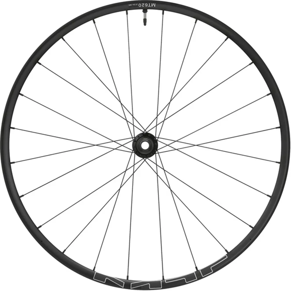 uPRISE Bikes Shimano WH-MT620 Tubeless Ready 15x110mm 29er Front MTB Wheel - Black | Price match, 365 day return s, 18-Month Warranty, Finance Available & Free UK Delivery