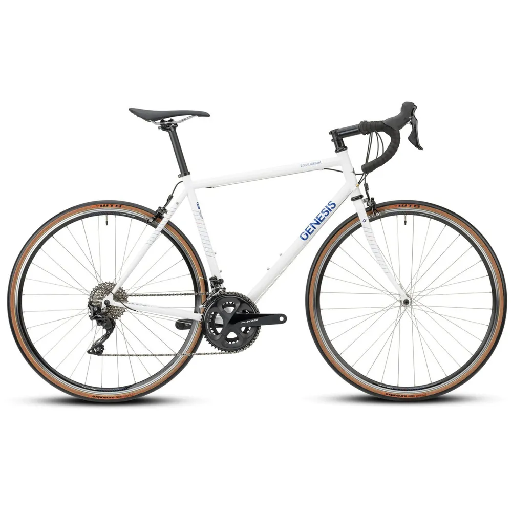 uPRISE Bikes Genesis Equilibrium Endurance Road Bike - White | Price match, 365 day return s, 18-Month Warranty, Finance Available & Free UK Delivery