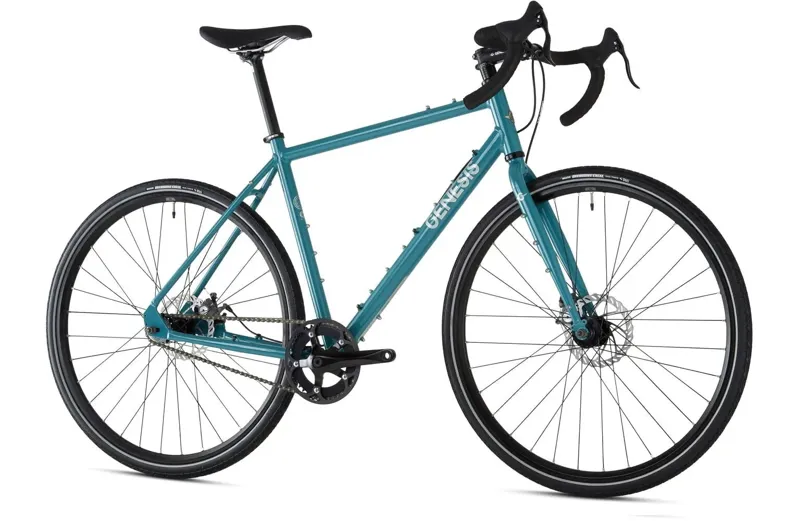 Genesis Flyer 2024 Single Speed Road Bike - Teal-1