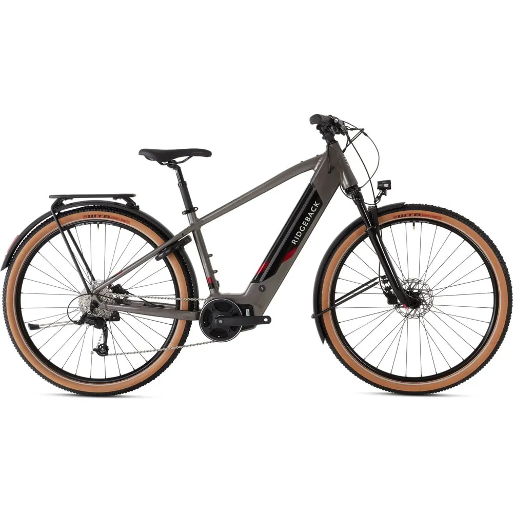 uPRISE Bikes Ridgeback Arcus 3 29er 225 Electric Hybrid Bike - Grey | Price match, 365 day return s, 18-Month Warranty, Finance Available & Free UK Delivery