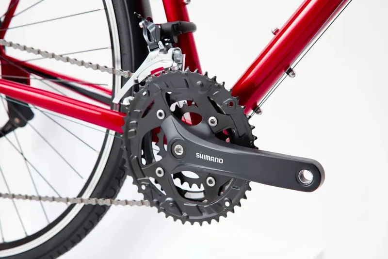 Ridgeback Voyage 2025 Touring Road Bike - Ruby Red-3