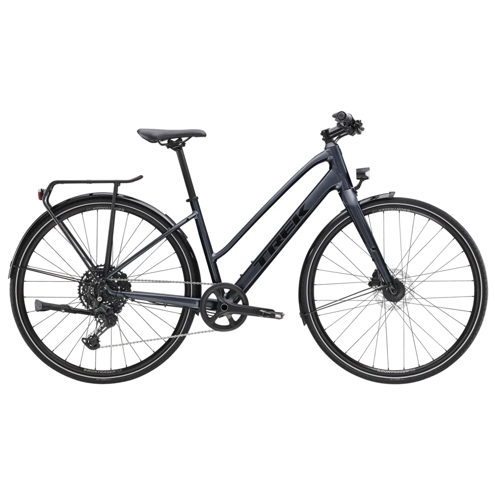 uPRISE Bikes Trek FX 3 Midstep Equipped 2025 Hybrid Bike - Galactic Grey | Price match, 365 day return s, 18-Month Warranty, Finance Available & Free UK Delivery