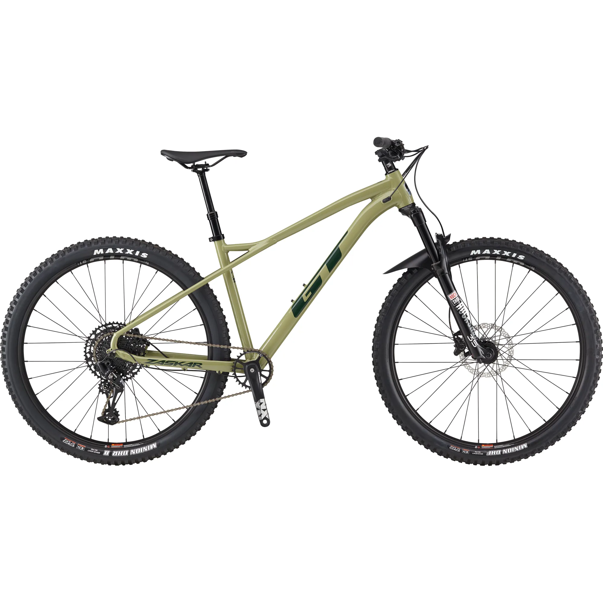 GT Zaskar LT Expert 29er 2024 Hardtail Mountain Bike Moss Green