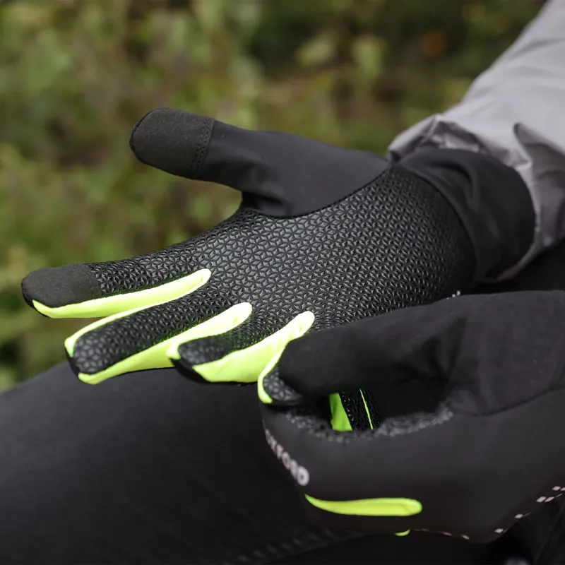 Oxford Bright 1.0 Long Finger Cycling Gloves - Black-2