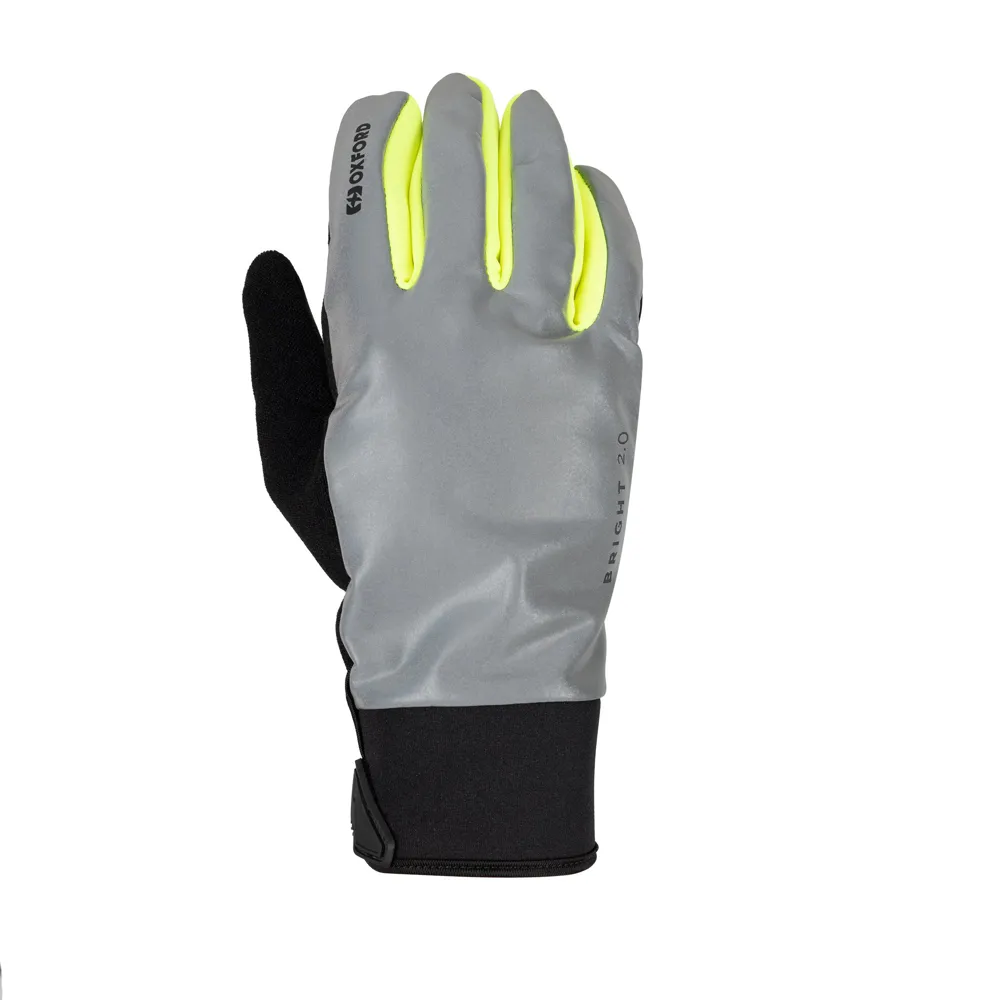 uPRISE Bikes Oxford Bright 2.0 Long Finger Windproof Cycling Gloves - Black | Price match, 365 day return s, 18-Month Warranty, Finance Available & Free UK Delivery