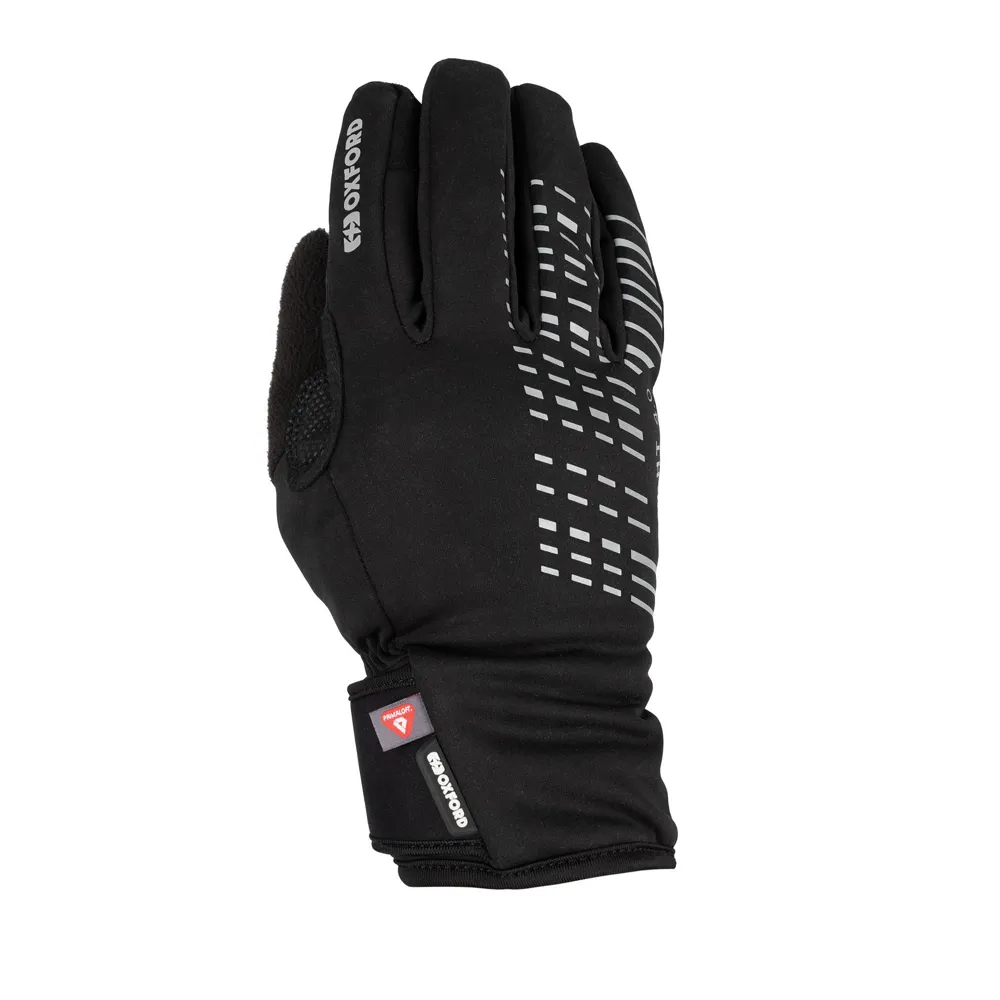 uPRISE Bikes Oxford Bright 4.0 Long Finger Waterproof Cycling Gloves - Black | Price match, 365 day return s, 18-Month Warranty, Finance Available & Free UK Delivery