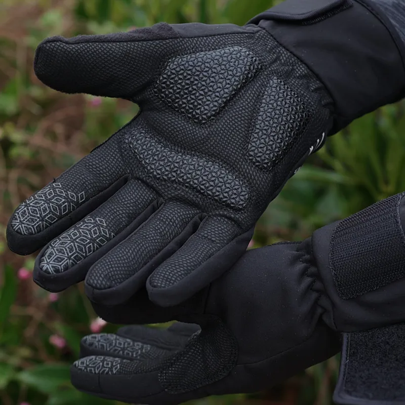 Oxford Bright 4.0 Long Finger Waterproof Cycling Gloves - Black-3