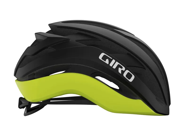 Giro Cielo MIPS Road Helmet - Black/Highlight Yellow-3