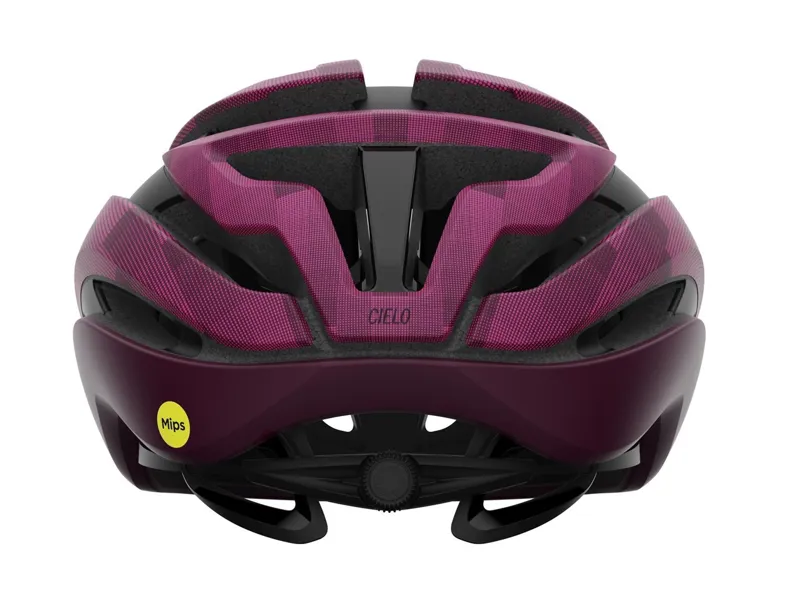 Giro Cielo MIPS Road Helmet - Dark Cherry Towers-2