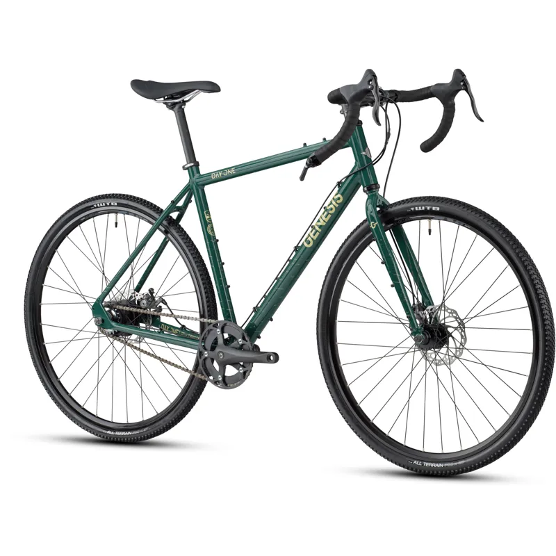Genesis Day One 2023 Single Speed Road Bike - Green-1