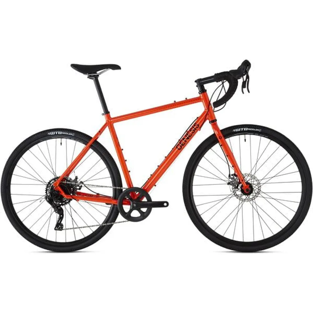 uPRISE Bikes Genesis CDA 10 1X Gravel Road Bike - Orange | Price match, 365 day return s, 18-Month Warranty, Finance Available & Free UK Delivery