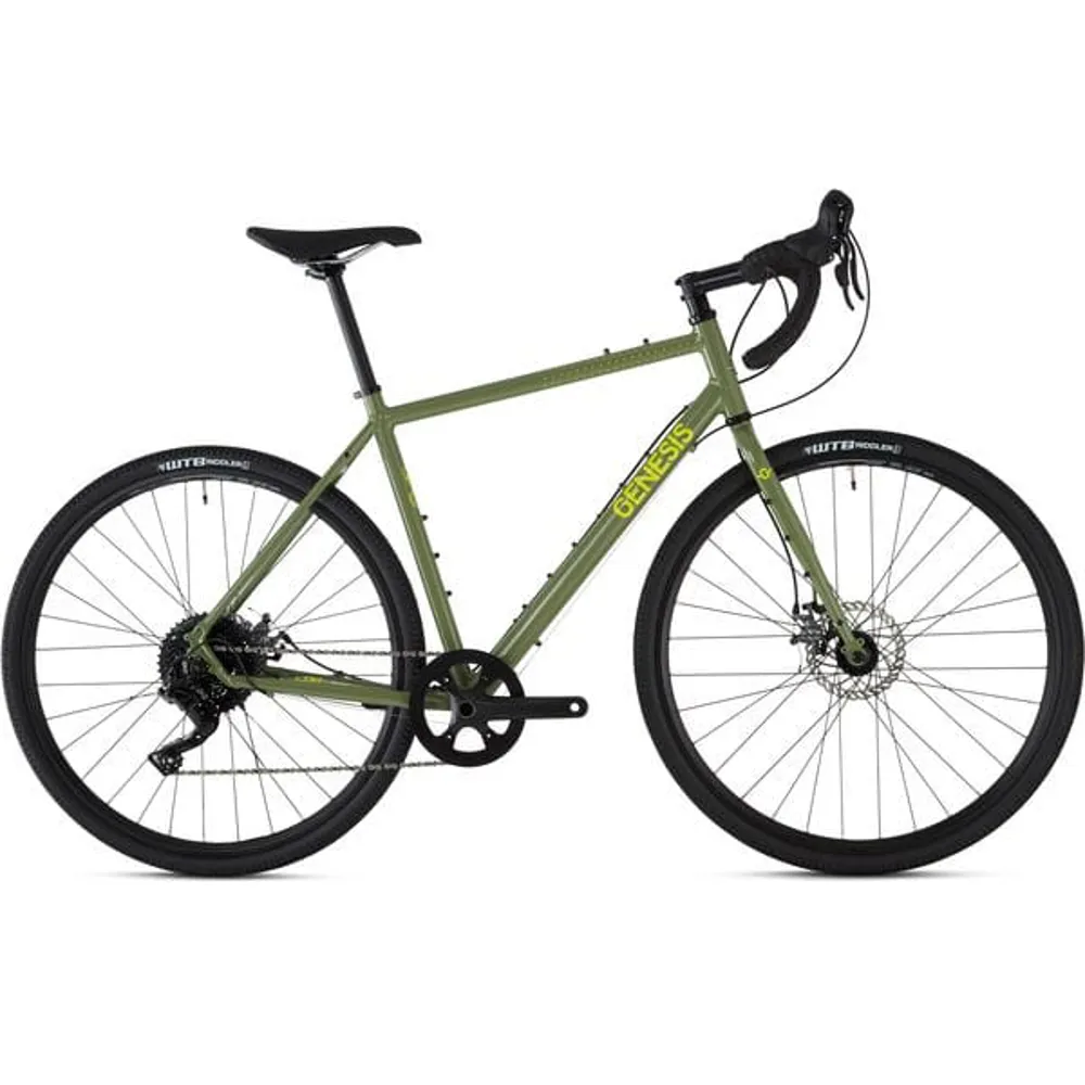 uPRISE Bikes Genesis CDA 20 1X Gravel Road Bike - Green | Price match, 365 day return s, 18-Month Warranty, Finance Available & Free UK Delivery