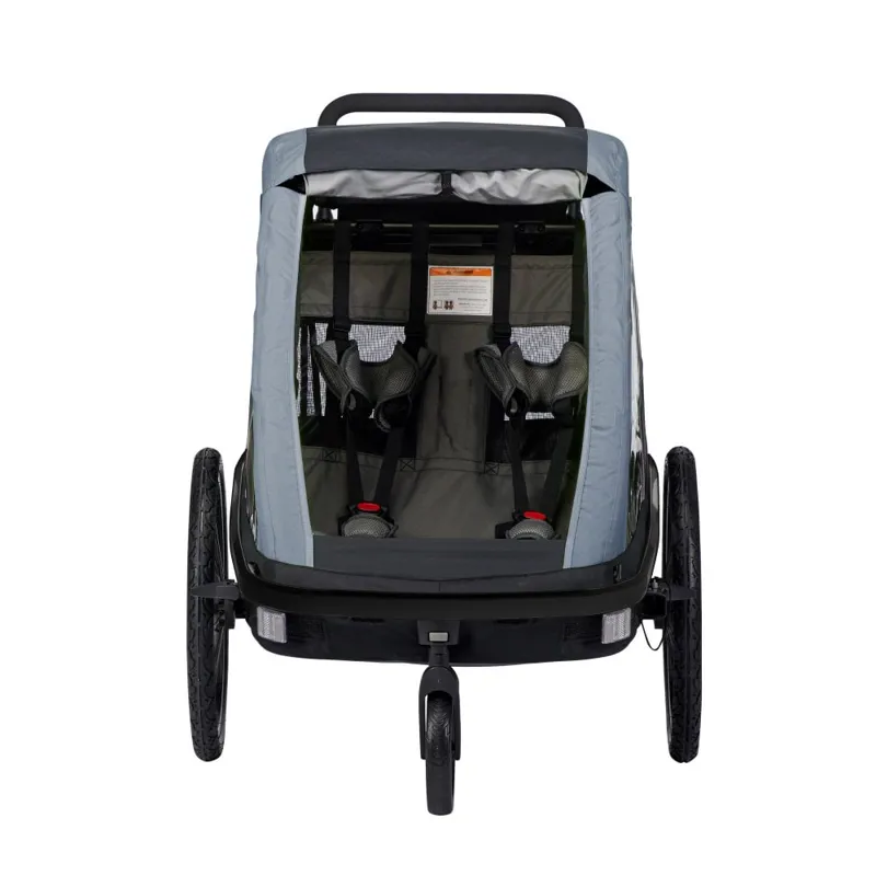 Hamax Avenida Twin Child Bike Trailer - Blue-2