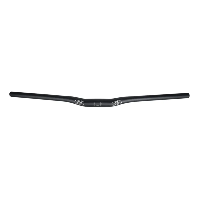 Oxford Riser 700 x 25.4 x 25mm Rise MTB Handlebar - Black
