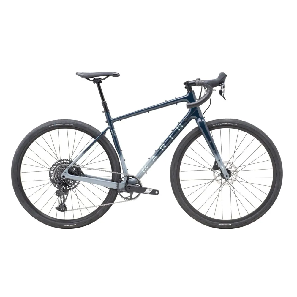 uPRISE Bikes Marin Headlands 2 2024 Carbon Gravel Road Bike - Blue/Green/Grey | Price match, 365 day return s, 18-Month Warranty, Finance Available & Free UK Delivery