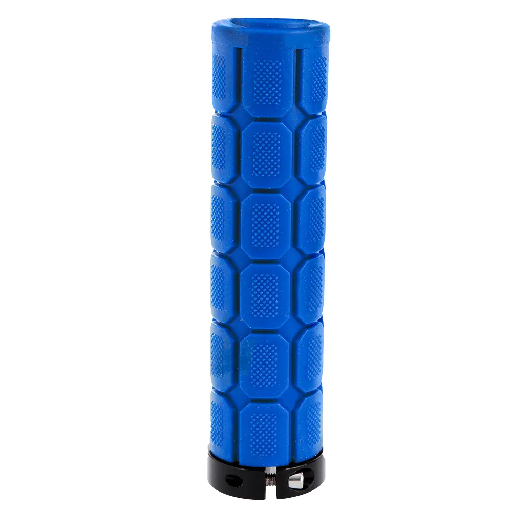 uPRISE Bikes Oxford Lock On Fat MTB Grips - Dark Blue | Price match, 365 day return s, 18-Month Warranty, Finance Available & Free UK Delivery
