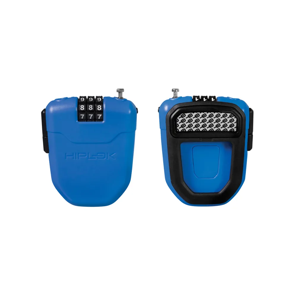 uPRISE Bikes Hiplok HipLok FX Wearable Retractable Combination Lock - Cyan - 100cm | Price match, 365 day return s, 18-Month Warranty, Finance Available & Free UK Delivery