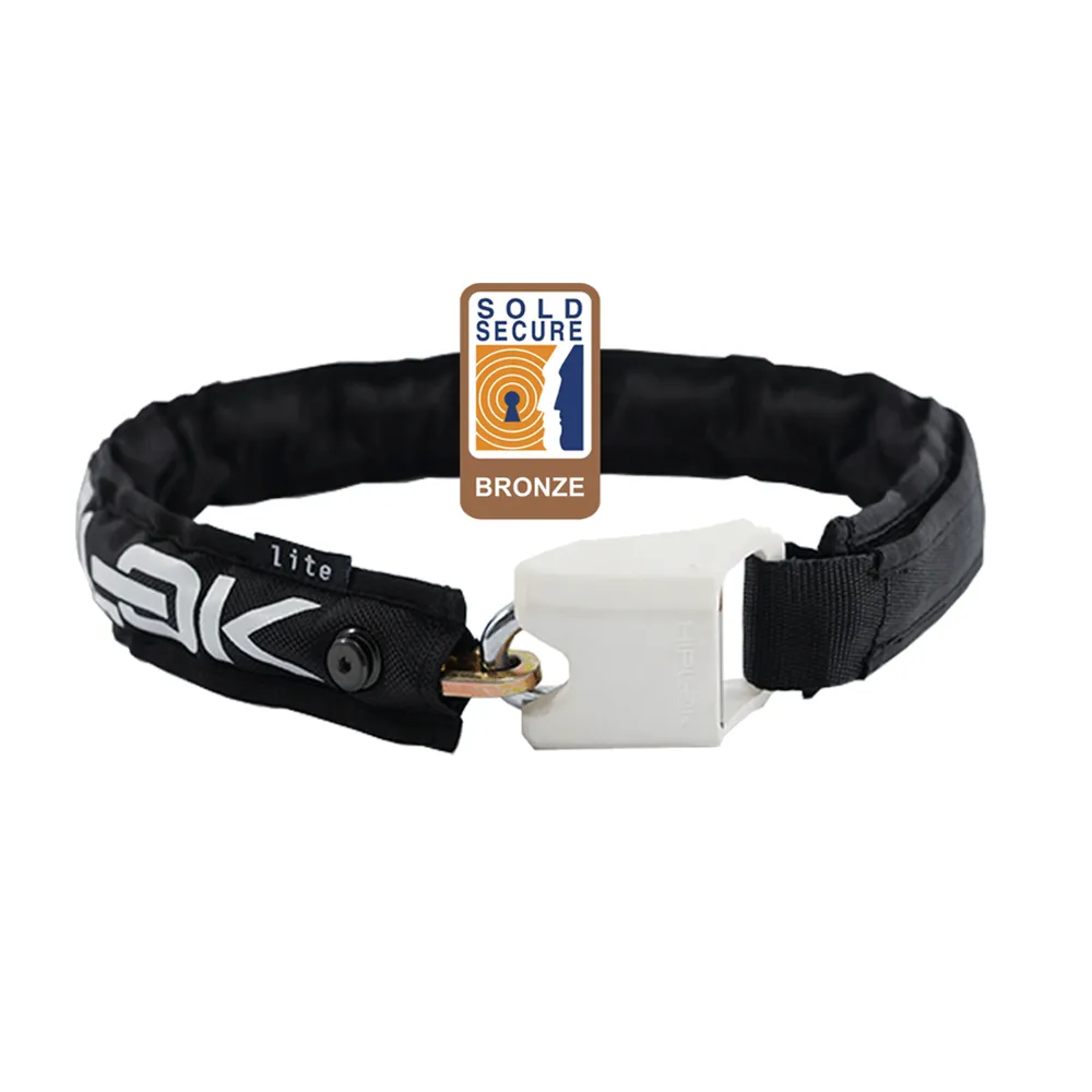 uPRISE Bikes Hiplok HipLok LITE Wearable Chain Lock -White- 6mm x 75cm- Waist 24-44 inches | Price match, 365 day return s, 18-Month Warranty, Finance Available & Free UK Delivery