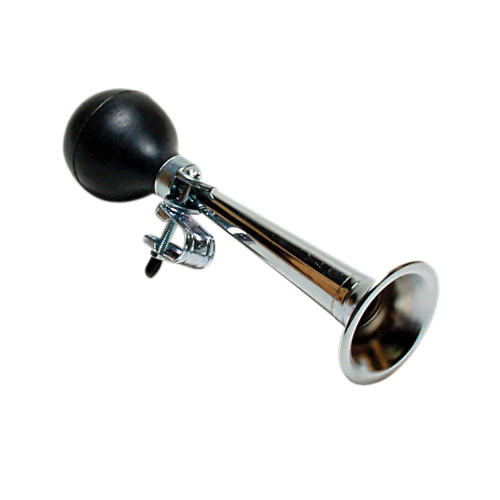 uPRISE Bikes Oxford 9 Inch Adult Size Bulb Horn - Silver | Price match, 365 day return s, 18-Month Warranty, Finance Available & Free UK Delivery