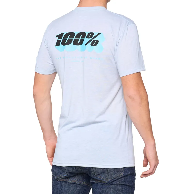 100 Percent Jari Tech T-Shirt - Light Grey-1