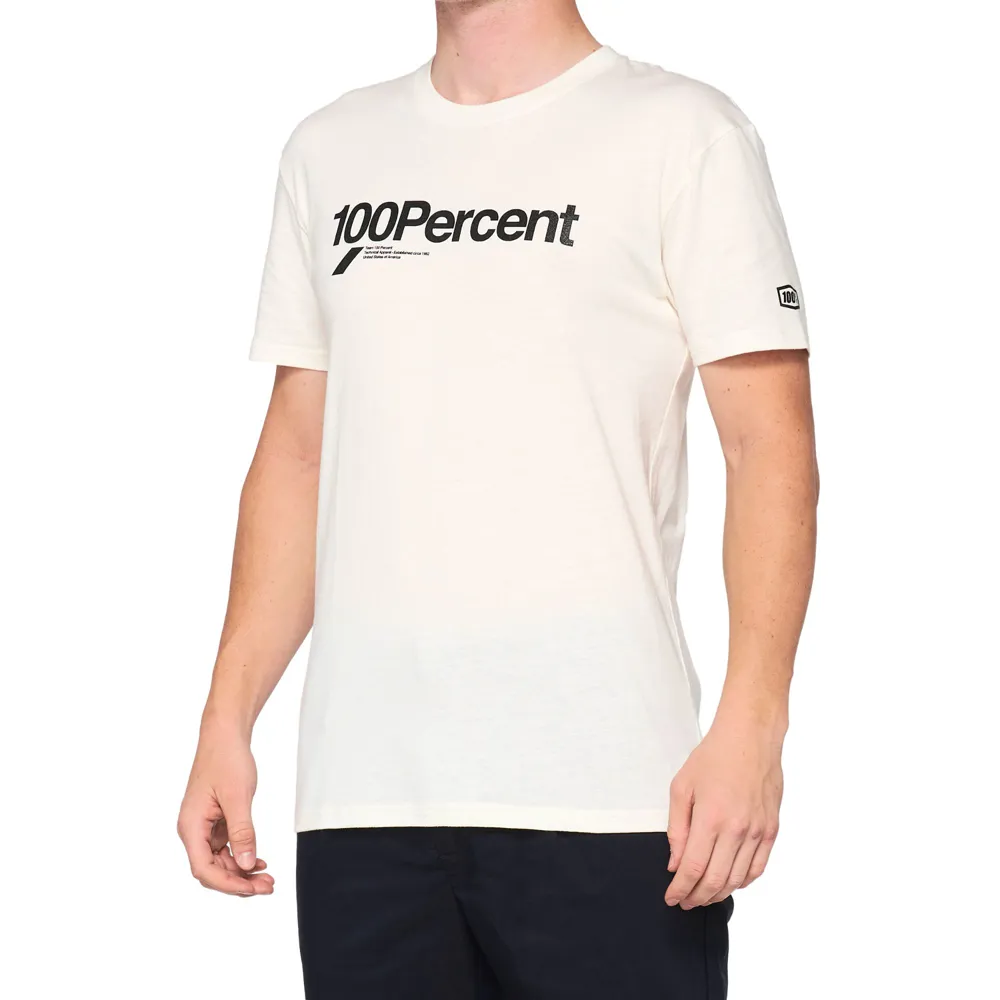 uPRISE Bikes 100 Percent Scroll Tech T-Shirt - Chalk | Price match, 365 day return s, 18-Month Warranty, Finance Available & Free UK Delivery