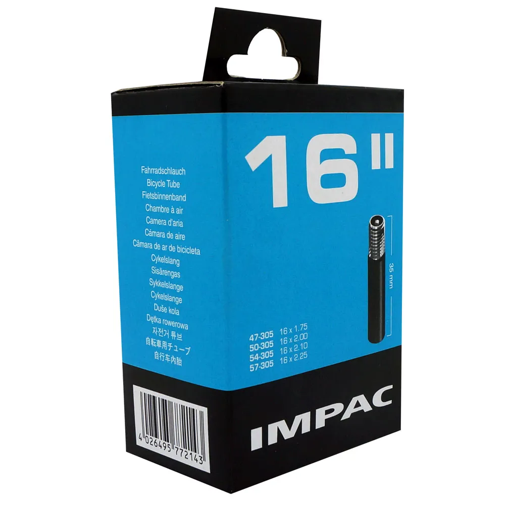 uPRISE Bikes Schwalbe Impac AV16 16 x 1.75/2.25 Inner Tube - Schrader | Price match, 365 day return s, 18-Month Warranty, Finance Available & Free UK Delivery