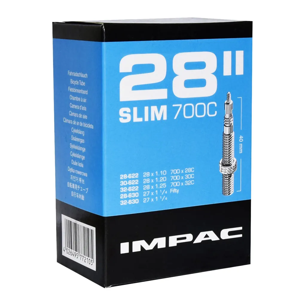 uPRISE Bikes Schwalbe Impac SV28 Slim 700c x 28 - 1 1/8 Inner Tube - Presta | Price match, 365 day return s, 18-Month Warranty, Finance Available & Free UK Delivery