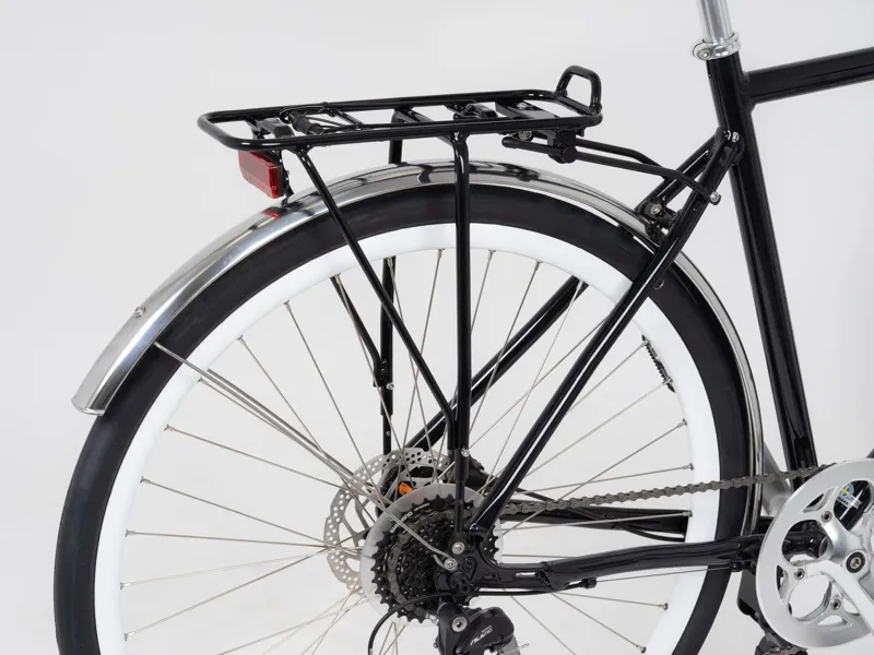 M Part City AVS Adjustable Rear Pannier Rack - Black-1