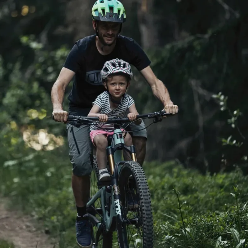 Kids Ride Shotgun MTB Front Children's Bike Seat - Black-4