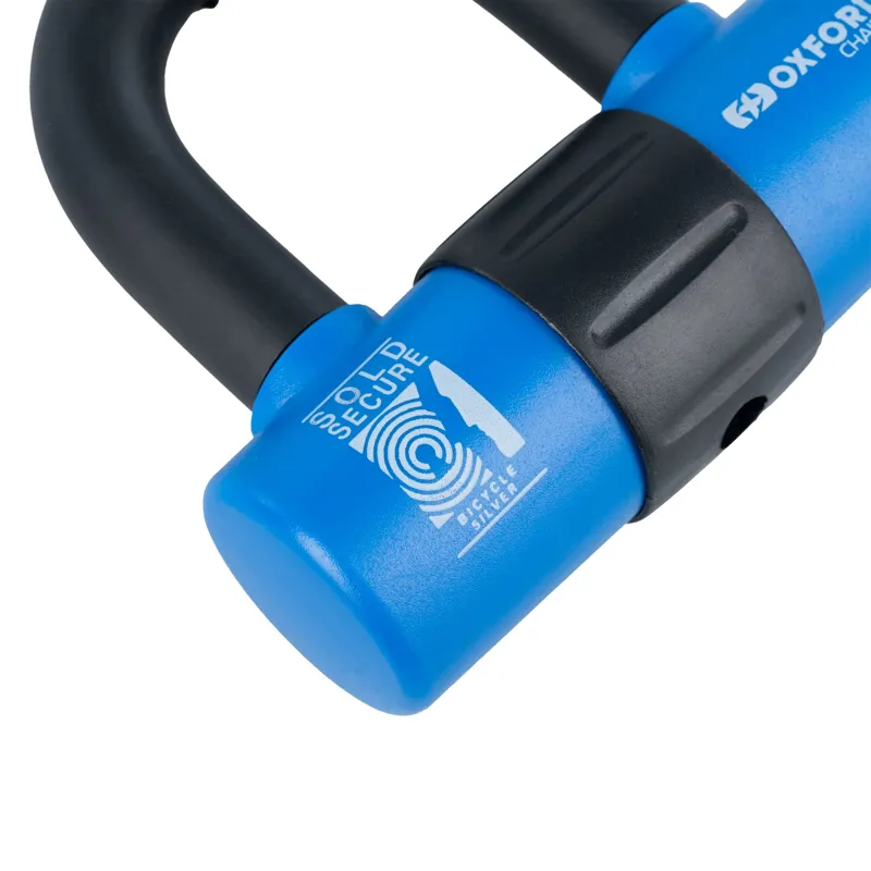 Oxford Chain10 Chain Lock + Mini Shackle 10 X 1400mm Sold Secure Gold-2