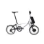 Brompton P Line Explore 2024 Mid 12 Speed Electric Folding Bike - Lunar Ice