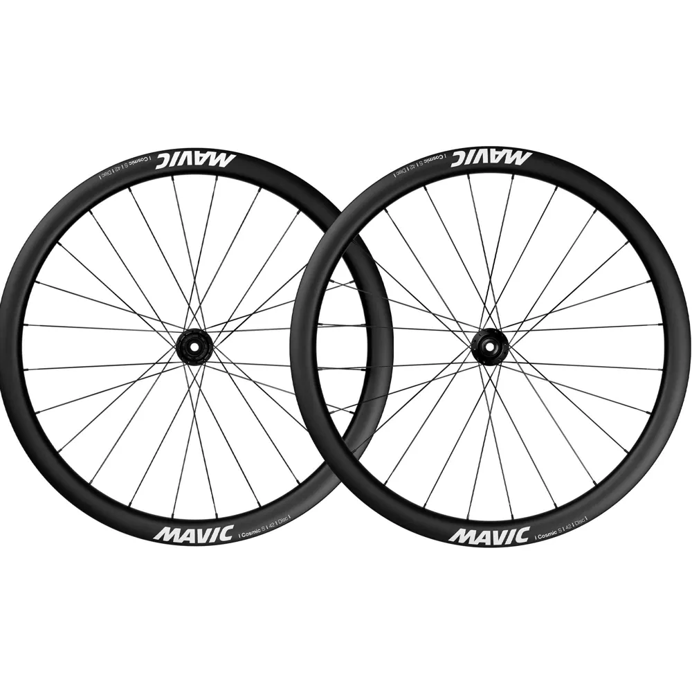 uPRISE Bikes Mavic Cosmic S 42 Centre Lock Disc TLR Carbon Road Wheelset | Price match, 365 day return s, 18-Month Warranty, Finance Available & Free UK Delivery