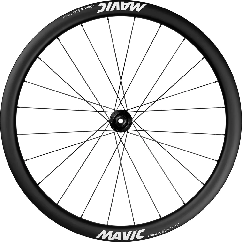 uPRISE Bikes Mavic Cosmic S 42 Centre Lock Disc TLR Carbon Front Road Wheel | Price match, 365 day return s, 18-Month Warranty, Finance Available & Free UK Delivery