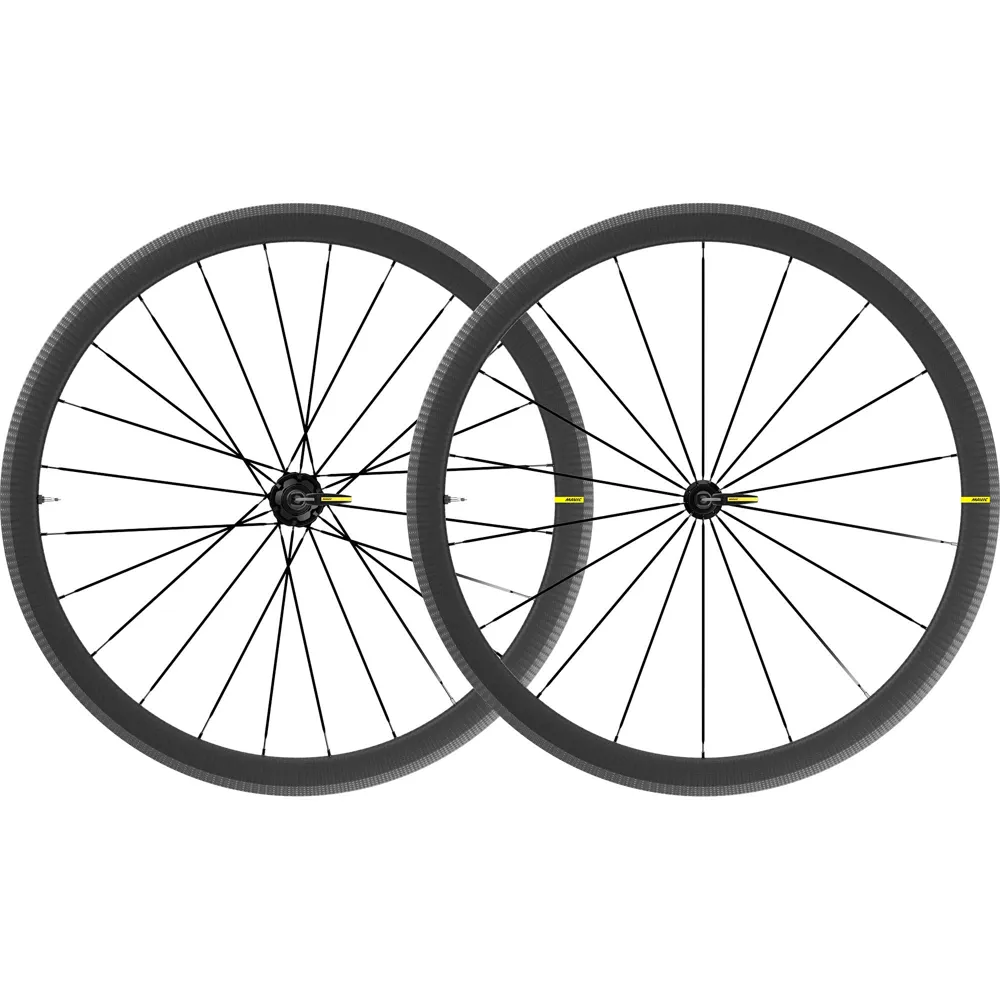 uPRISE Bikes Mavic Cosmic SL 40 Rim Brake TLR Carbon Road Wheelset | Price match, 365 day return s, 18-Month Warranty, Finance Available & Free UK Delivery