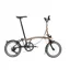 Brompton P Line Explore 2024 Mid 12-Speed Folding Bike - Bronze Sky