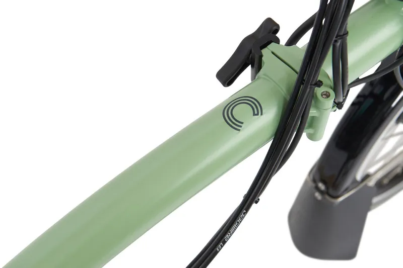 Brompton C Line Explore Mid 12-Speed Electric Folding Bike - Matcha Green-7