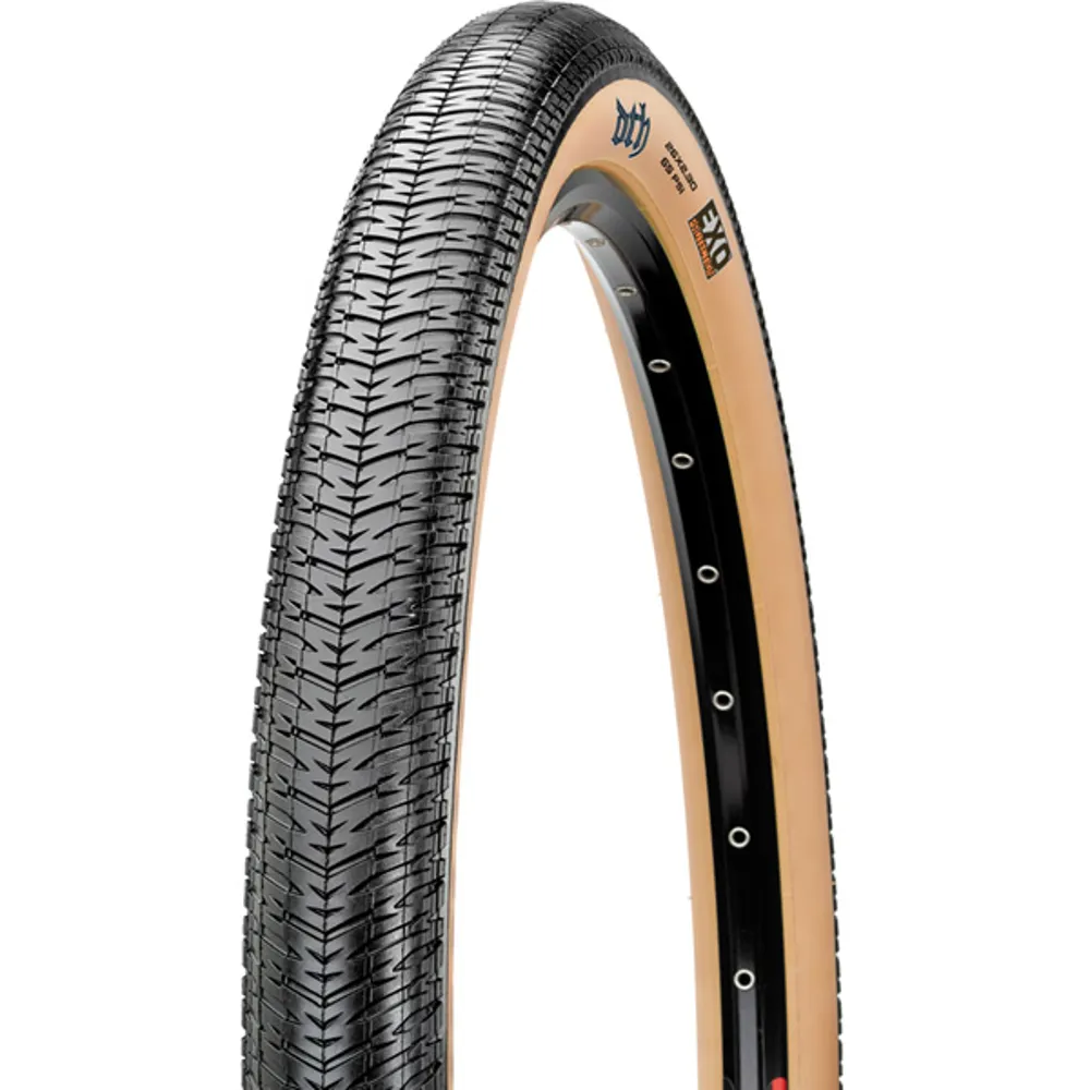 uPRISE Bikes Maxxis DTH 60 TPI Folding Single Compound Tyre - 26x2.15 - Tan Brown | Price match, 365 day return s, 18-Month Warranty, Finance Available & Free UK Delivery
