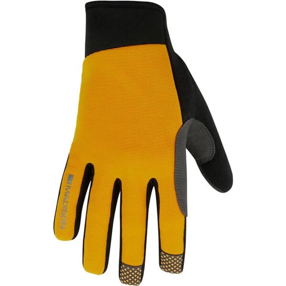 uPRISE Bikes Madison Freewheel Trail Long Finger Gloves - Mango Orange | Price match, 365 day return s, 18-Month Warranty, Finance Available & Free UK Delivery