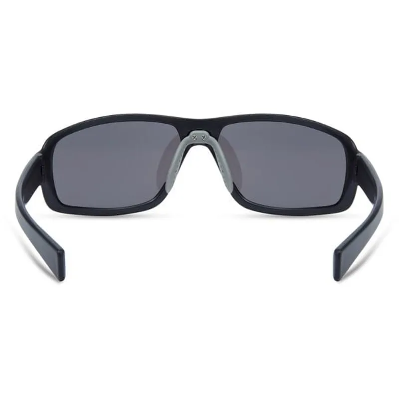 Madison Target Sunglasses - Matt Black - Silver Mirror Lens-2