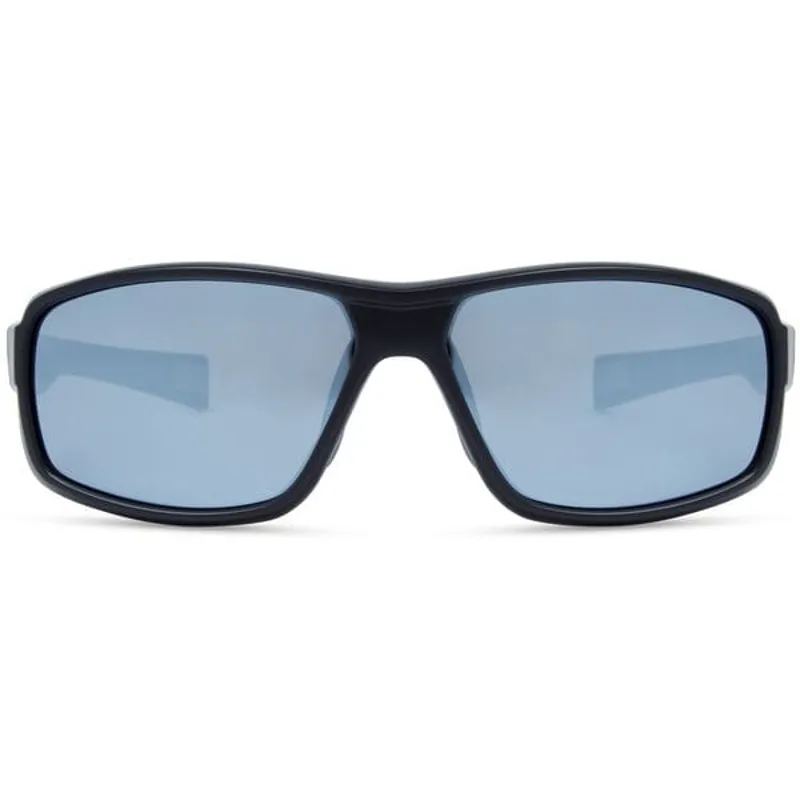 Madison Target Sunglasses - Matt Black - Silver Mirror Lens-3
