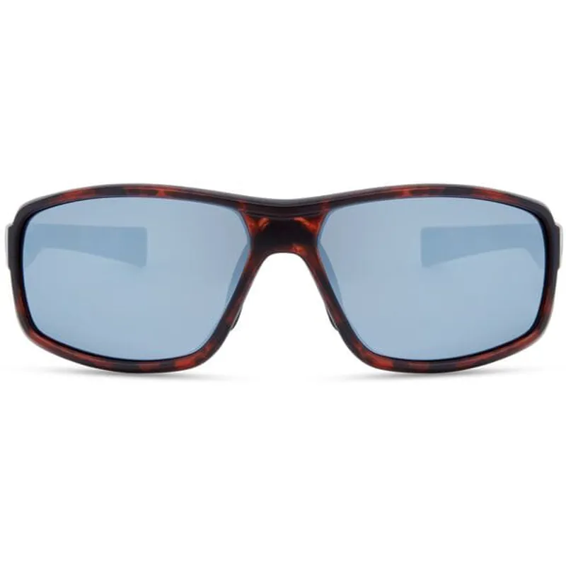 Madison Target Sunglasses - Brown Tortoiseshell - Silver Mirror Lens-3