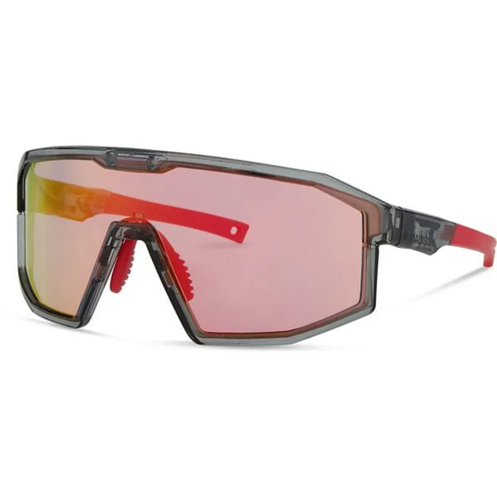 uPRISE Bikes Madison Enigma Glasses - Matt Black/Pink Rose Mirror | Price match, 365 day return s, 18-Month Warranty, Finance Available & Free UK Delivery