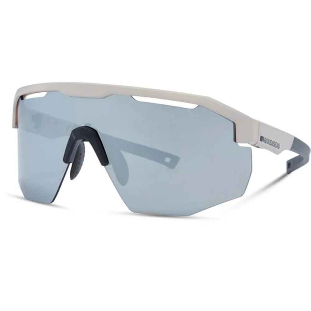 uPRISE Bikes Madison Cipher Sunglasses - Desert Sand - Silver Mirror/Amber/Clear Lens Pack | Price match, 365 day return s, 18-Month Warranty, Finance Available & Free UK Delivery