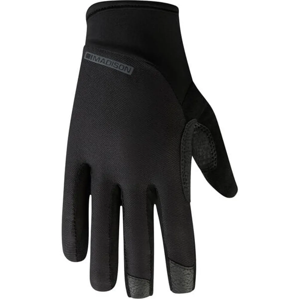 uPRISE Bikes Madison Roam Long Finger Gloves - Black | Price match, 365 day return s, 18-Month Warranty, Finance Available & Free UK Delivery