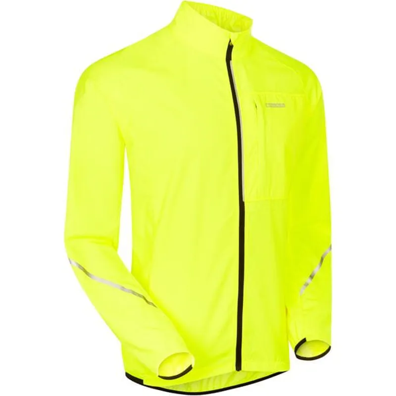 Madison Freewheel Packable Windproof Men's Jacket - Hi-Viz Yellow-1
