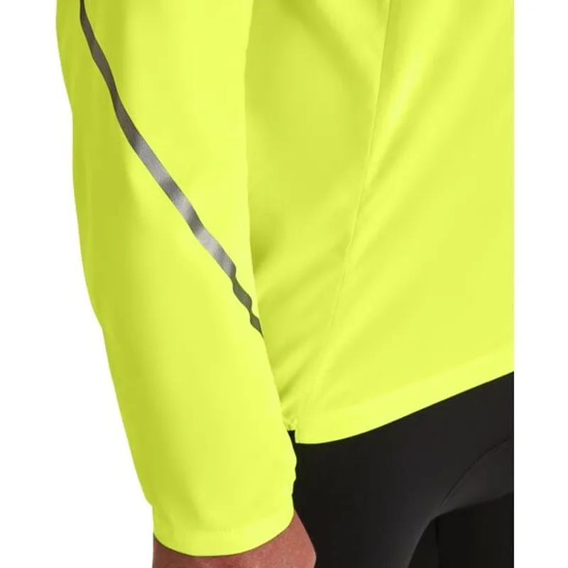 Madison Freewheel Packable Windproof Men's Jacket - Hi-Viz Yellow-4