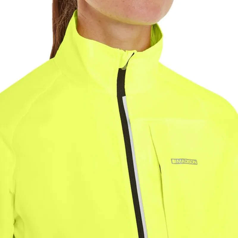 Madison Freewheel Women's Jacket - Hi-Viz Yellow-4