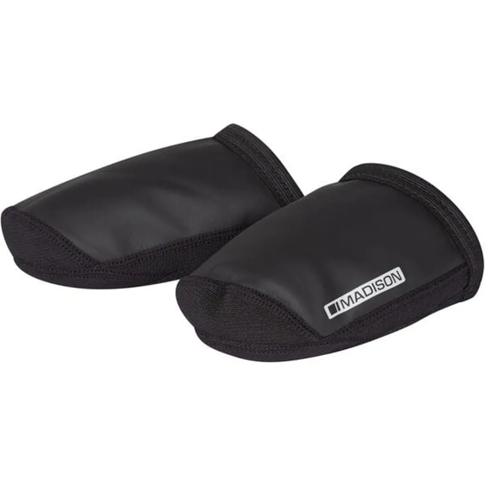 uPRISE Bikes Madison Flux Toe Covers - Black | Price match, 365 day return s, 18-Month Warranty, Finance Available & Free UK Delivery